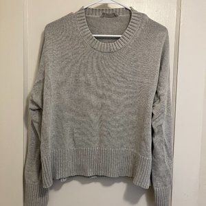 Everlane Boxy Cotton Gray Sweater